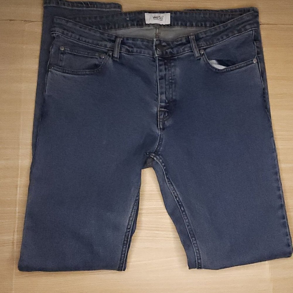 WESC Stockholm Mens Eddy Button Fly Jeans 32x32